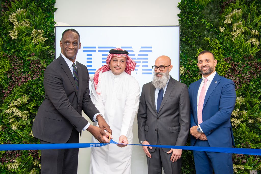 Left-to-right-Timmy-Davis-the-U.S.-Ambassador-to-Qatar-H.E.-Mohammed-bin-Ali-Al-Mannai-MCIT-Minister-Shukri-Eid-IBM-General-Manager-in-GLP-Wissam-Shmait-IBM-General-Manager-in-Qatar-1024x684.jpg